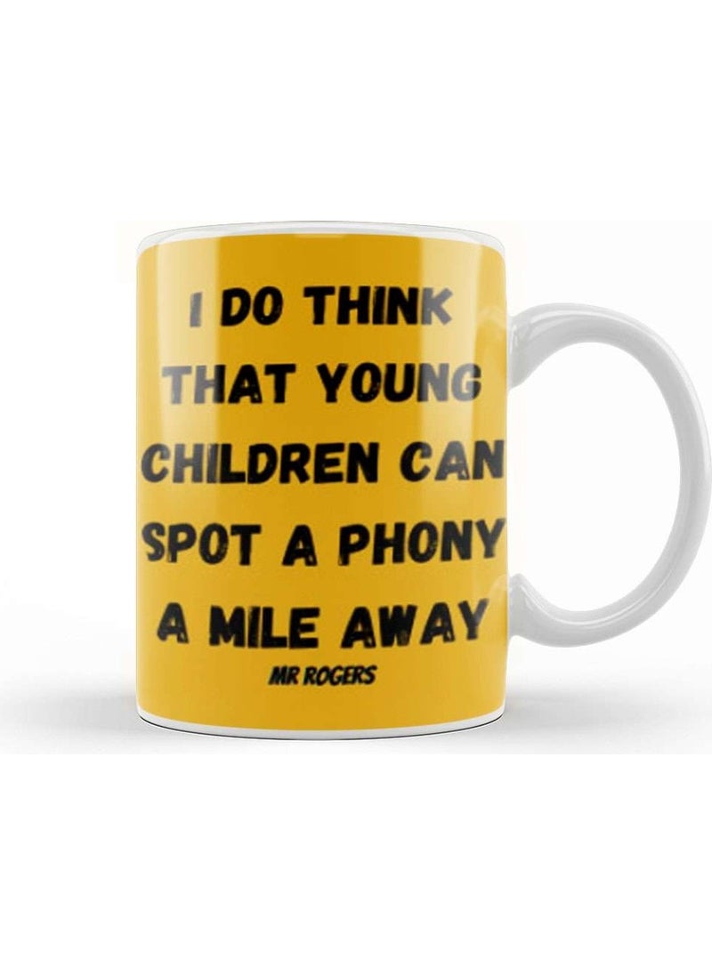 Baskı Dükkanı Print Shop Mr Fred Rogers Quotes Vintage Retro Style Art Mug Porcelain 