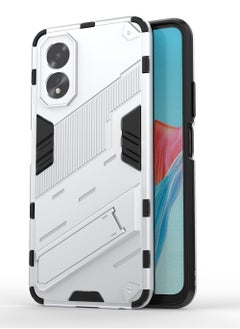 CaseNeo OPPO A38 4G/A18 4G Mobile Case Cover with Hybrid Heavy Duty Protection Shockproof Back Cover with Anti-Fingerprint Anti-Scratch Protector with Defender Kickstand Free Hand Watching TV  - Image 1