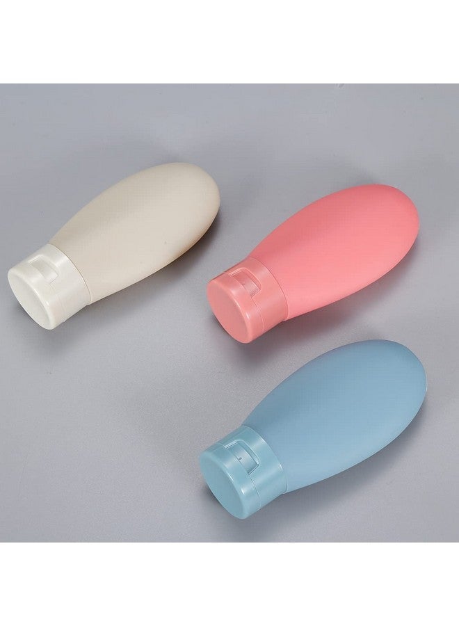 SUN PANTRY 60ML Travel Bottles Set - Mini Plastic Squeeze Containers for Toiletries (Pack of 3 Multicolor) - Image 4
