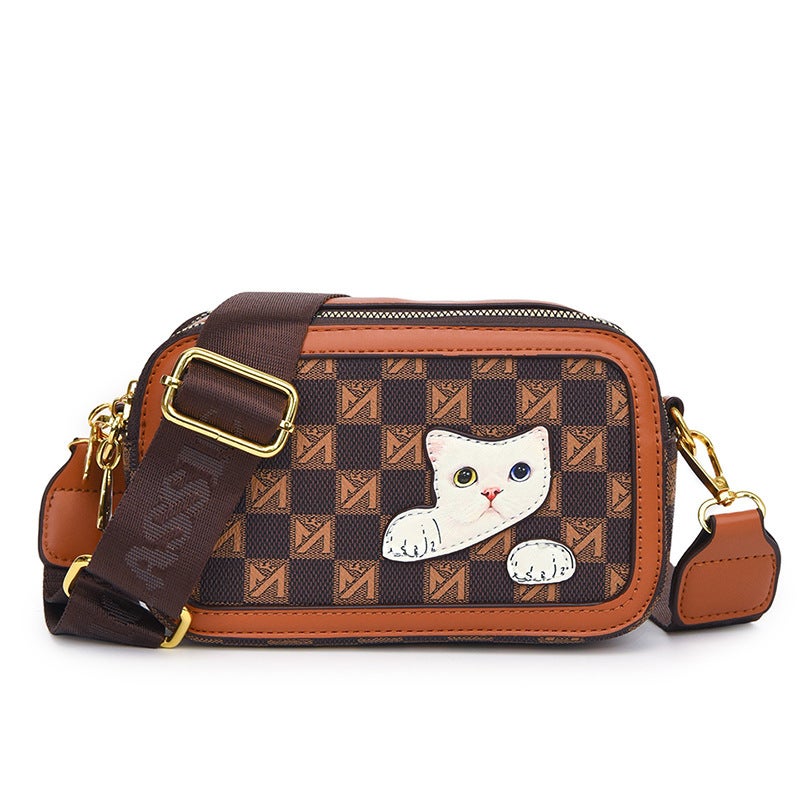 Underarm Bag For Women 2024 Autum New Classic Versatile Shoulder Bag Niche Design Small Square Bag Presbyopic Crossbody Bag - Image 1