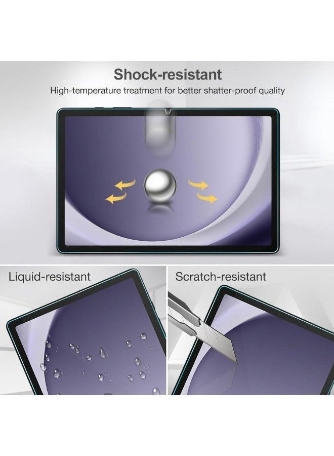 Pack of 2 Samsung Galaxy Tab A9 Plus 11 inch Tempered Glass Screen Protector – High Transparency, Delicate Touch, Anti-Explosion, Smooth Arc Edges, Easy Installation, Screen Protector for Samsung Galaxy Tab A9 Plus 11 inch - Image 4