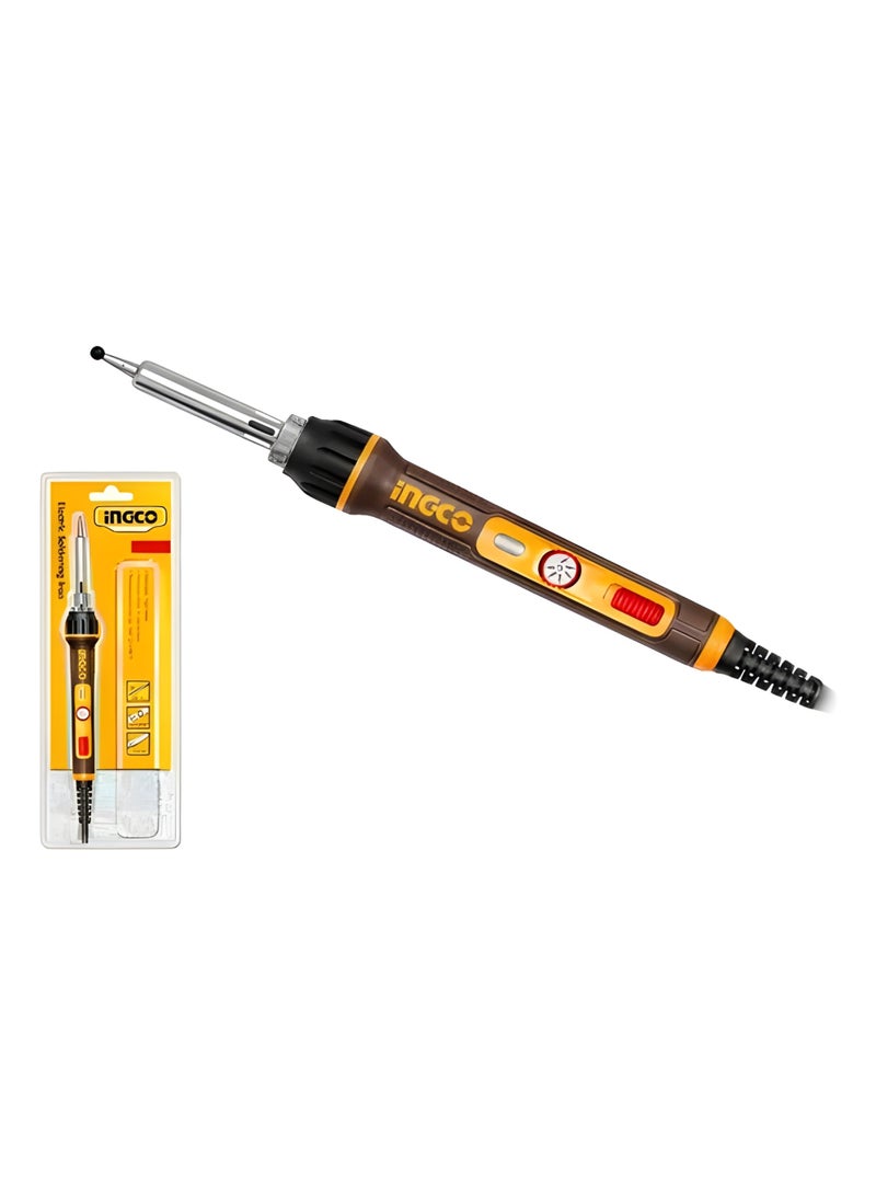 إنجكو كاوية لحام كهربائية إنجكو SI01606 – 70 واط، تسخين سريع، رأس دقيق، مقبض مقاوم للحرارة، أداة لحام إلكترونيات احترافية - Image 1