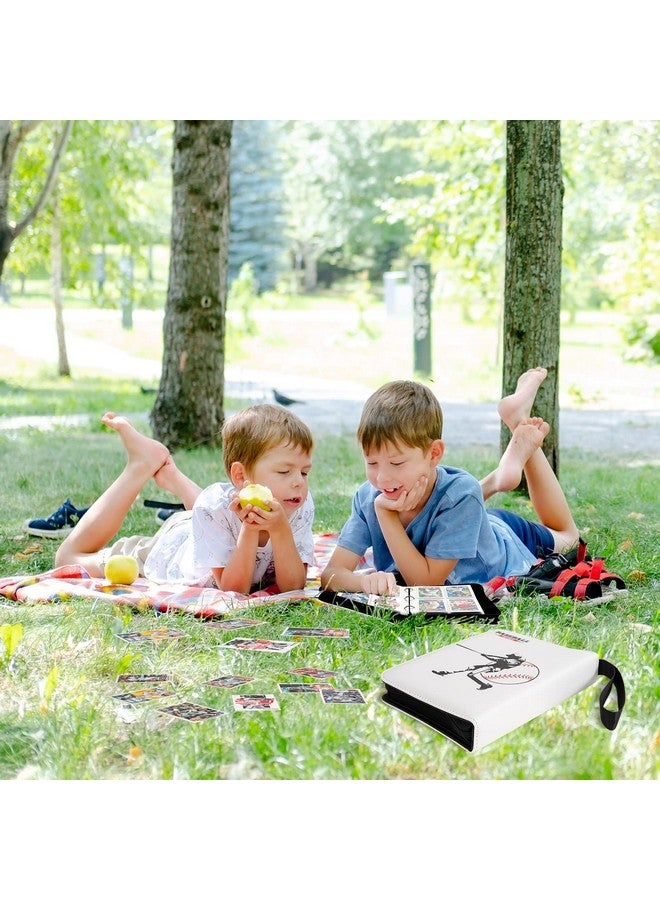 ProCase 4-Pocket Baseball Card Binder Fits 440 Cards, Sport Trading Card Album Book with 55 Sleeves for Baseball Colletible Card Holder -Medium - Image 5