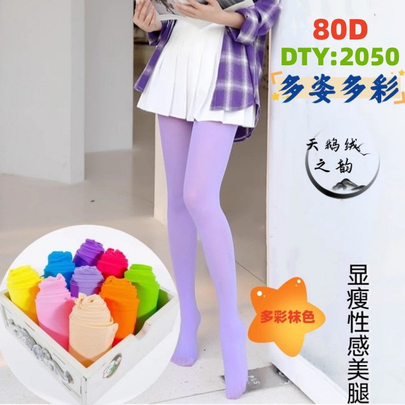 Medium-Thick Women'S Velvet Pantyhose Plus Size For Chubby Women, 100Kg Pairs With Reinforced Crotch, Anti-Snag - Image 2