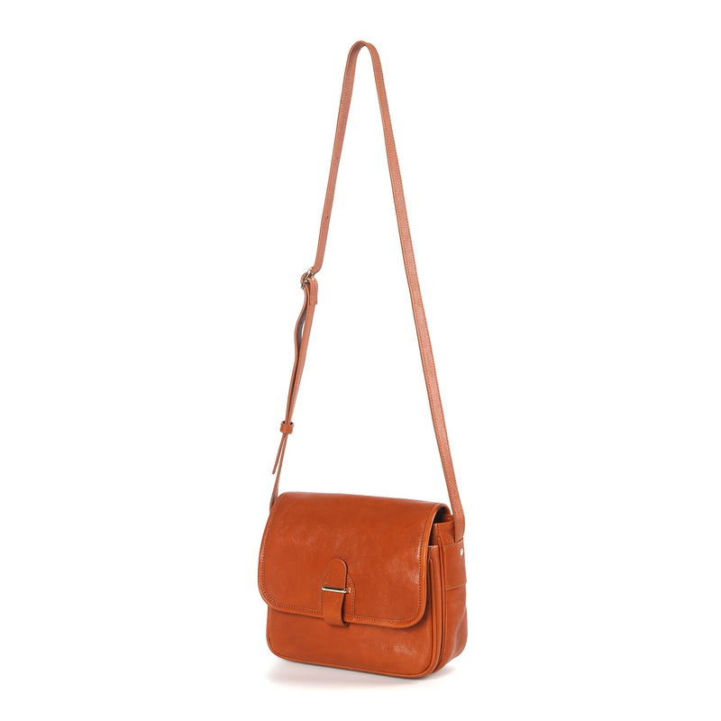 26 New Japanese-Style Niche Single-Shoulder Messenger Bags Made Of Vegetable-Tanned Leather, Semi-Handmade Vintage Women'S Crossbody Small Square Bags - Image 4