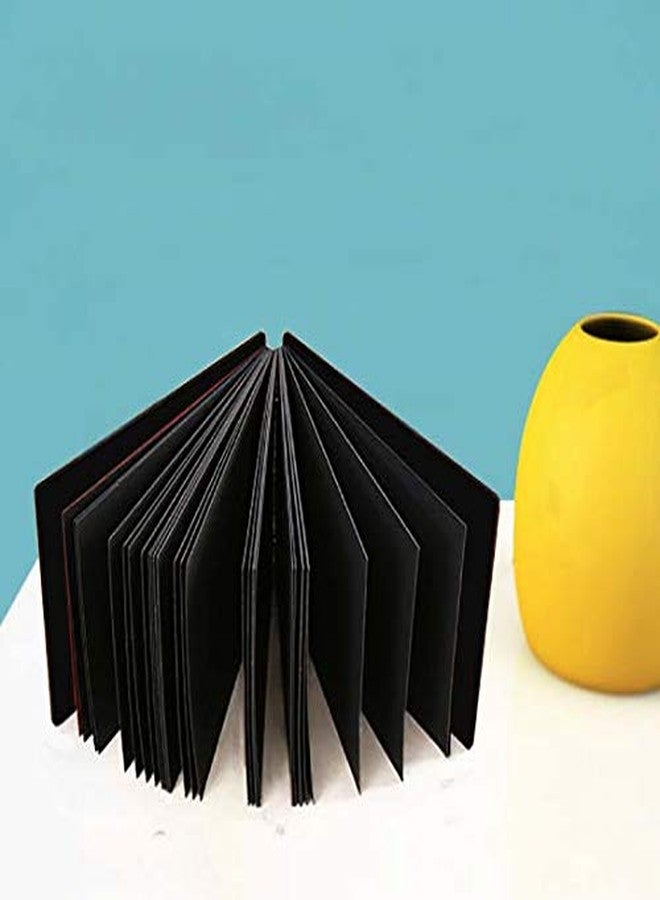 100Yellow Memories Theme Wooden Photo Album Scrapbook| 40 A5 Pages | Size : 15.2 Cm X 21.5 Cm |Multicolour - Image 4