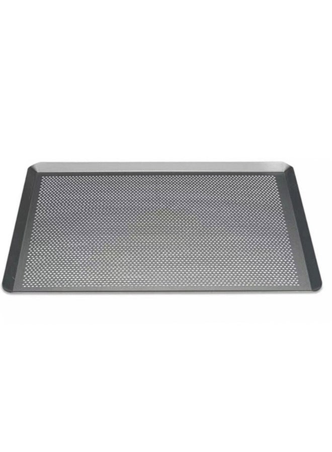 Large Baking Tray Punching Bread Commercial Non-stick Aluminum Alloy Aluminum Plate Rectangular Biscuit Baking Basin Oven Tray Household-Specifications:Aluminum Alloy Plain Body 60*40*3 Cm0.8 Thickness 1.8 - Image 5