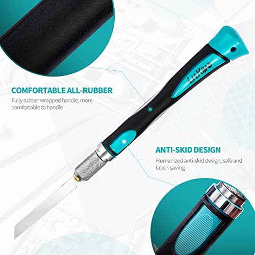 LitKiwi Prozwee Model Craft Hand Saw Kit(with 7PCS Saw Blades),Modeling Knife Hacksaw Tool,DIY Mini Razor Saw Kit for Handcrafted, DIY models and Other Fine Cutting - Image 3