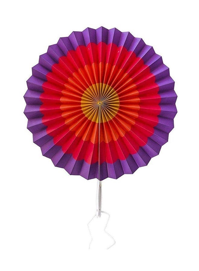 جيفت مروحة ورقية صيفية من 6 قطع بتصميم صدفي - Image 3