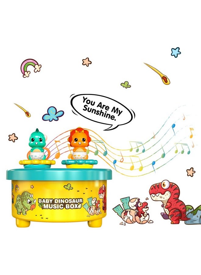 WEofferwhatYOUwant WEofferwhatYOUwant Dinosaur Baby Music Box Gentle Tunes for Little Adventurers - Ideal Gift for Dinosaur Enthusiasts, No Batteries Required  - Image 2