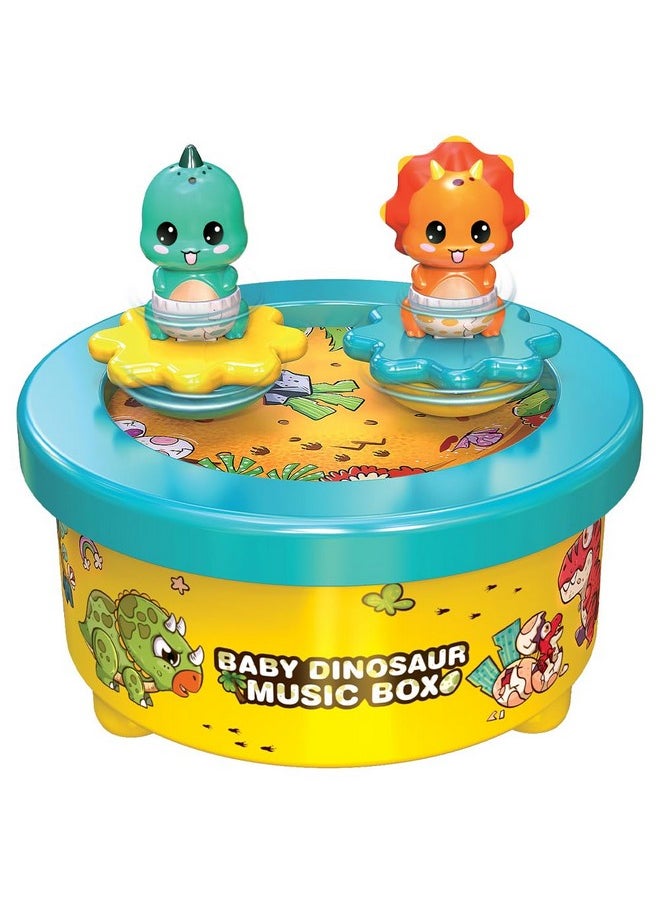 WEofferwhatYOUwant WEofferwhatYOUwant Dinosaur Baby Music Box Gentle Tunes for Little Adventurers - Ideal Gift for Dinosaur Enthusiasts, No Batteries Required  - Image 1
