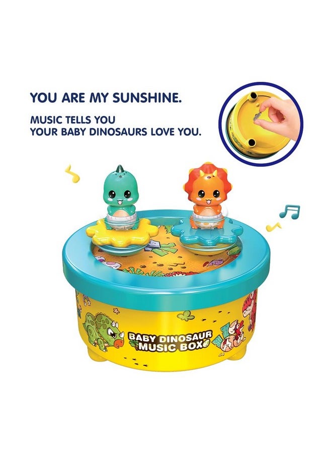 WEofferwhatYOUwant WEofferwhatYOUwant Dinosaur Baby Music Box Gentle Tunes for Little Adventurers - Ideal Gift for Dinosaur Enthusiasts, No Batteries Required  - Image 4