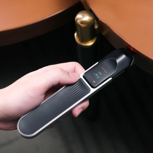 HOZO NeoRulerGO 41Pcs Premium Gift Combo, Digital Rolling Tape Measure with Laser for Flat Curved Diameter Odd Shapes, Unique Gift for Men, Dads, Architects, Designer - Brown Microfiber Leather Case - Image 3