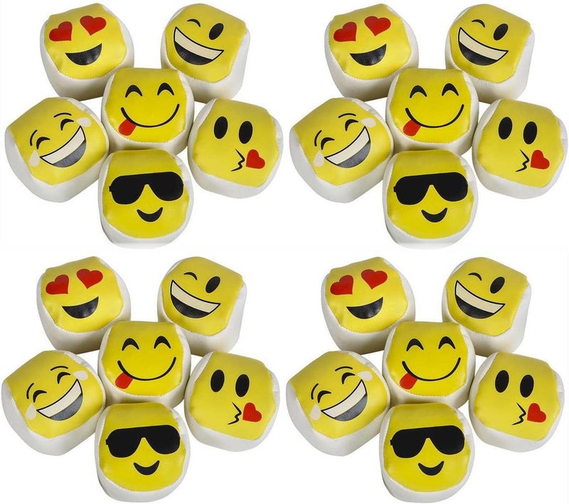 Emoji Kickball HACKEY Party Balls 24 Count