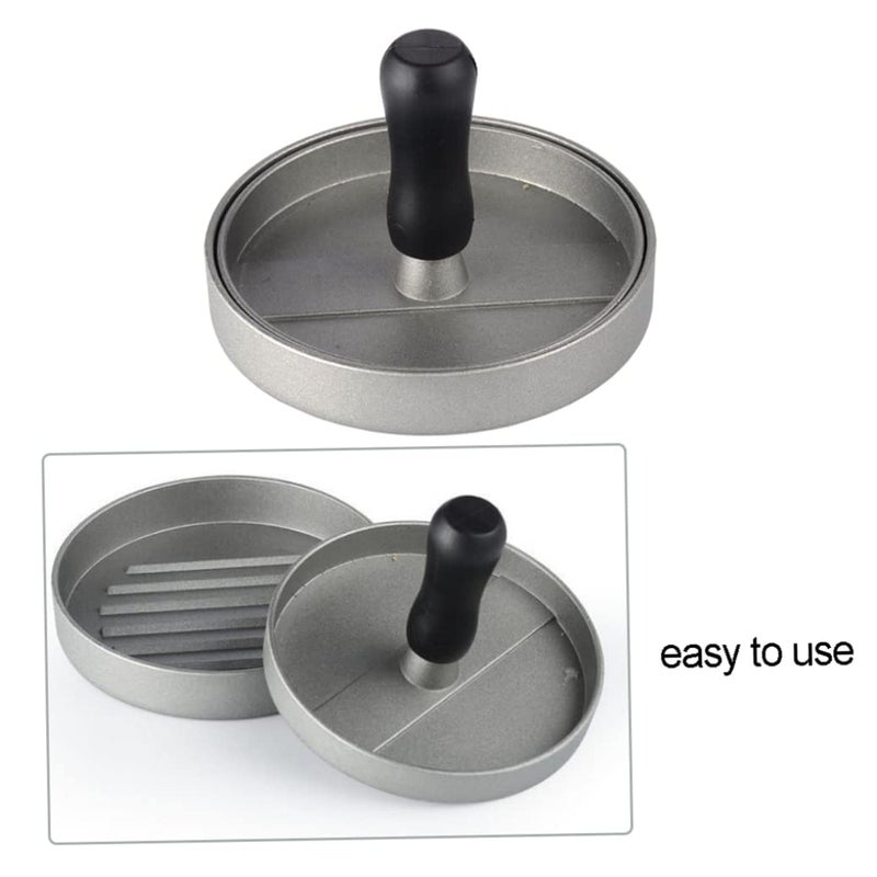 Burger Press Non-Stick Hamburger Press Mold Multi Function Hamburger Press Stuffed Tool Burger Meat Grill Maker Hamburger Mould Kitchen Cooking Tool Grilling Accessories - Image 4