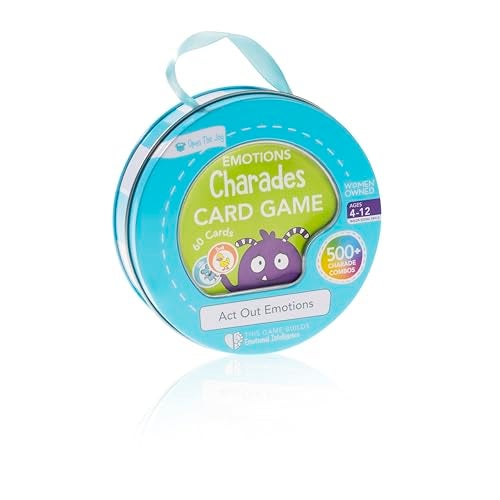 Open The Joy Emotions Charades Card Game for Kids Family Fun Educational Activity to Explore Feelings and Expressions Ages 4 and Up - Image 1