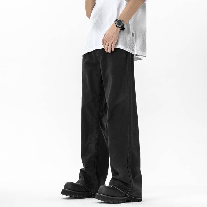 Unisex Classic Denim Jeans Loose Fit Daily Outdoor Wear - Image 1