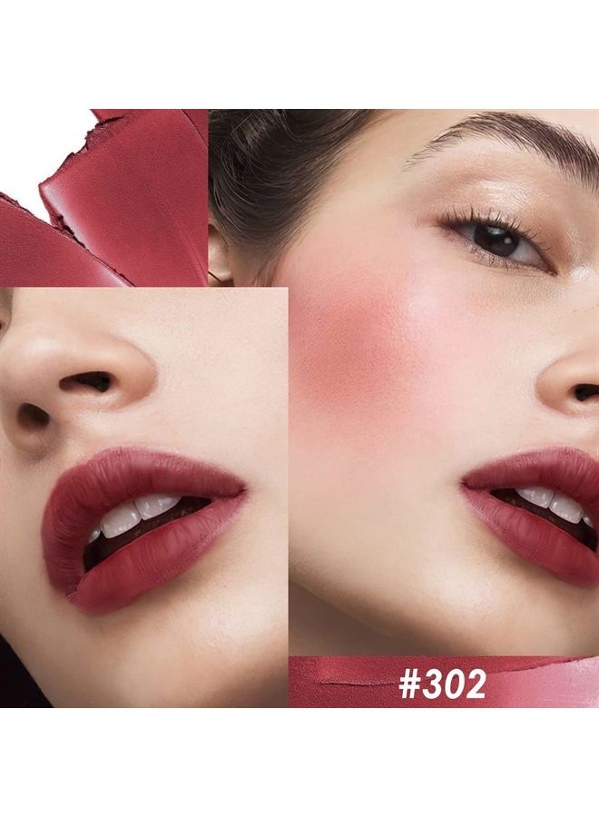 Velvet Matte Liquid Lipstick, Satin-Finish, High Pigmented Lip Color, Cheeks and Lips Tint, Lightweight, Quick-Drying, Hot Spicy