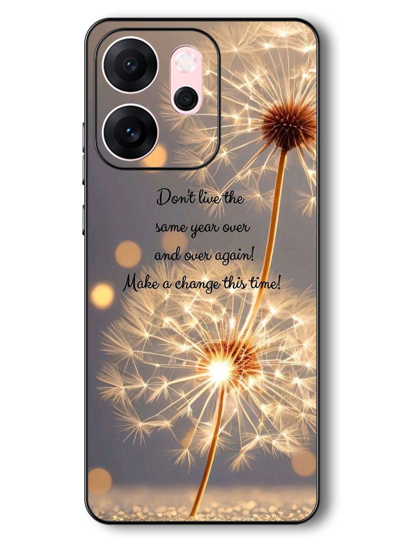 Theodor Case Compatible with Oppo Reno 14 F 6.57 Inch Protection Shockproof Bumper Cover Make a change - Image 1