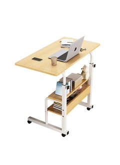 Sharpdo Bedside Table in The Bedroom Movable Lifting Table 80*40*(79-90)cm  - Image 1