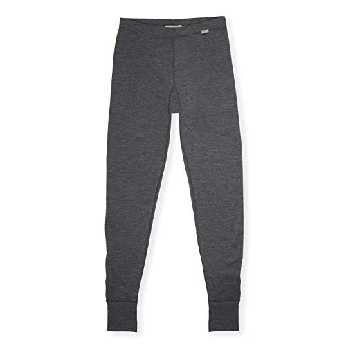 MERIWOOL Womens 100% Merino Wool Base Layer Thermal Pants Charcoal Gray - Image 3