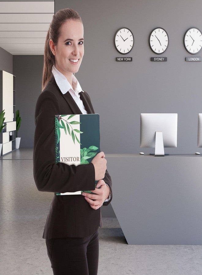 INKNOTE Visitor log book Spiral visitors register book Visitor log book for business Visitor guest book for Office visiting Wedding reception and Events reception Supplies 8.27 x 11inch 120 Pages - Image 2