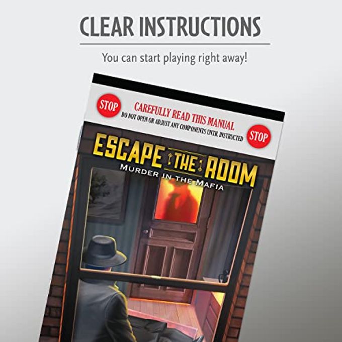 thinkfun Escape The Room: Murder in The Mafia Engaging Brain Teaser Game | for Age 13 and Up | Ideal for Teens and Adults | Perfect Addition to Game Nights - Image 3