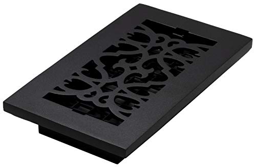 Decor Grates AC408-BLK Victorian Floor Register 4 x 8 Inches Cast Iron Black - Image 5