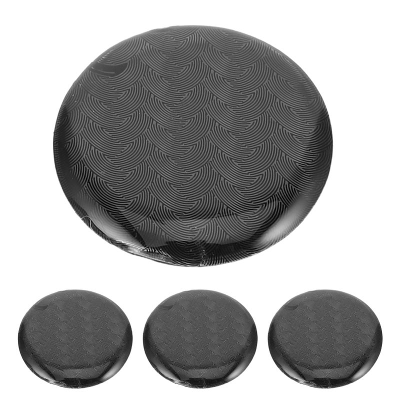 Carbon Fiber Car Door Lock Cover Protector 4PCS Anti Collision Edge Guard Stickers - Image 2
