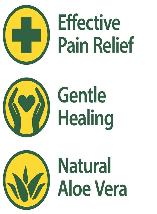 Globe (3 Pack) Hemorrhoid Cream, Relief with Aloe, (1.8 Ounce Tube) Relief from Hemorrhoids, Piles, Itching, Burning, Discomfort, & More - Image 2