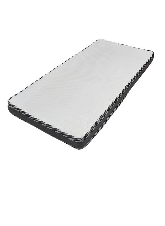 Double-layer foam mattress for a single bed (single person) – with a soft microfiber top layer – Comfortable for sleeping and hosting – 190x90x15 cm – Elegant design – Lightweight and easy to store – Suitable for children and adults - Image 1
