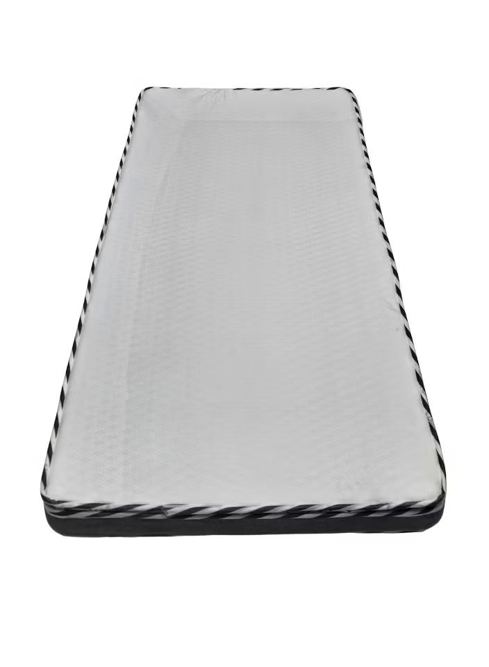 Double-layer foam mattress for a single bed (single person) – with a soft microfiber top layer – Comfortable for sleeping and hosting – 190x90x15 cm – Elegant design – Lightweight and easy to store – Suitable for children and adults - Image 4