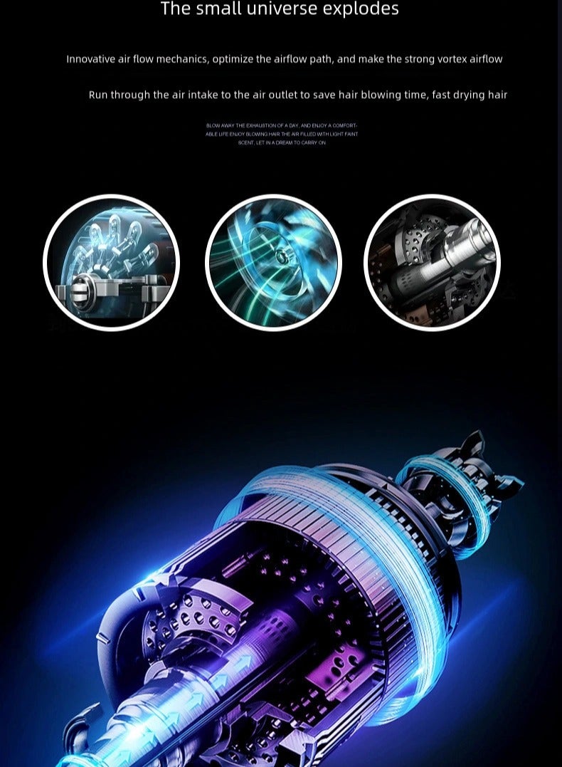 general Supersonic Hair Dryer Professonal Ionic Blow dryers Thermo-Control Hairdryer Fast Drying Low Noise - Image 4