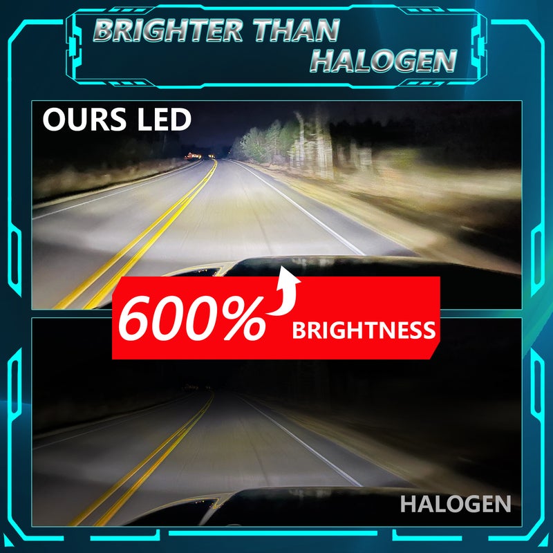 أصوات مصابيح الأضواء الأمامية LED H1: تبديد حراري متكامل ذات تأثير مزدوج - حبات LED عالية القوة مع موصل حراري من أنابين نحاسية مزدوجة لقيادة السيارة في الليل - Image 5