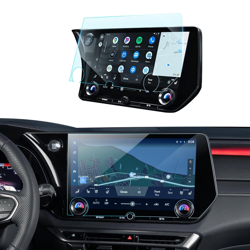 LANTU RX 350 Screen Protector for 2023 2024 2025 Lexus RX350& TX350 Accessories 14" Tempered Glass GPS Navigation Touchscreen Protector for RX 350/350h/500h& 2024 2025 TX 350/500h HD Clear - Image 1
