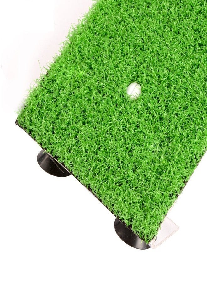 Saim Turtle Basking Platform Acrylic Reptile Ramp with Fake Grass Resting Terrace for Aquatic Turtles, Frogs, Newts, Salamanders and Axolotls - Small - Image 5