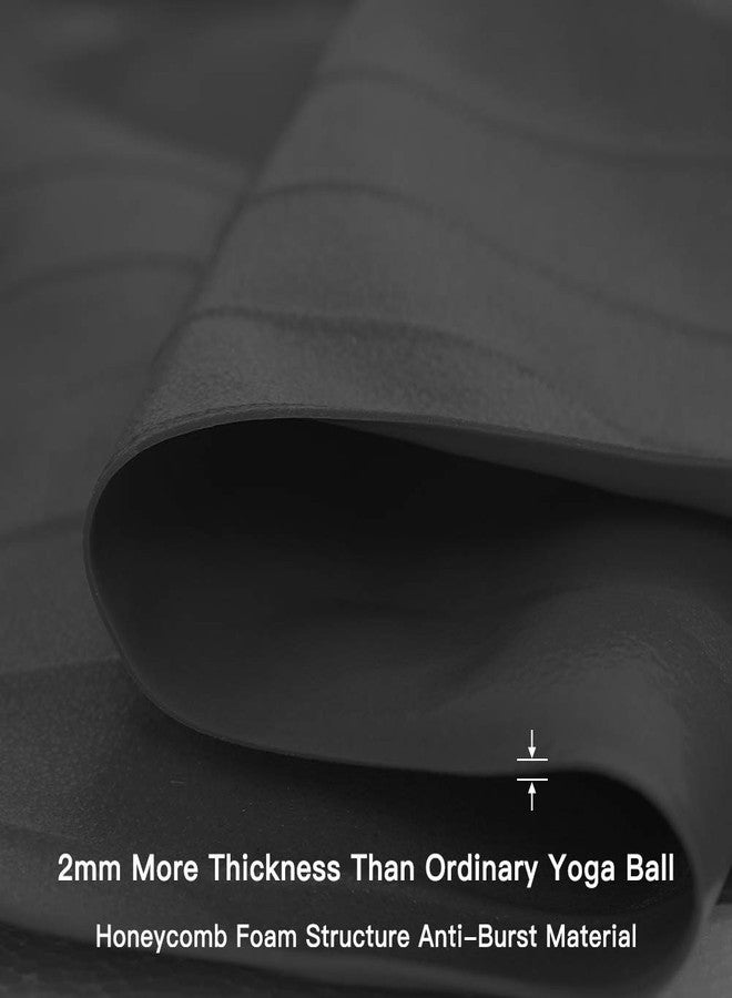 ARTH-ENTERPRISES كرة تمارين رياضية من مادة PVC من شركة ARTH-ENTERPRISES مع مضخة قدم، مقاس قياسي - Image 4