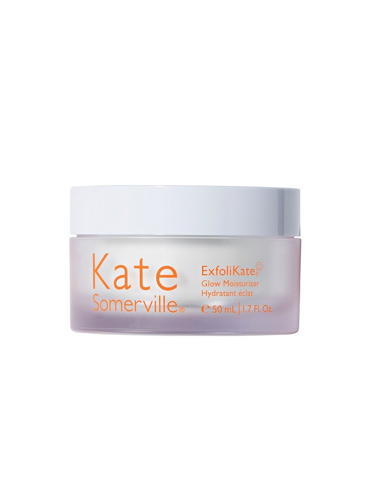 Kate Somerville ExfoliKate Glow Moisturizer Daily Facial Cream 2-in-1 Exfoliating Face Cream 1.7oz 50ml - Image 1
