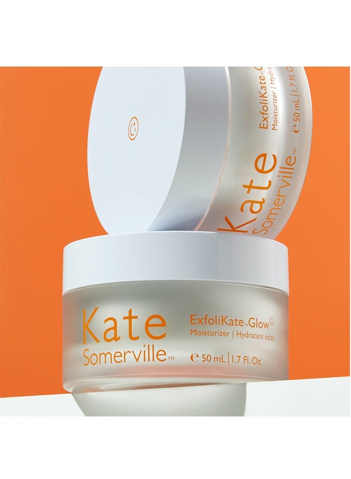 Kate Somerville ExfoliKate Glow Moisturizer Daily Facial Cream 2-in-1 Exfoliating Face Cream 1.7oz 50ml - Image 3
