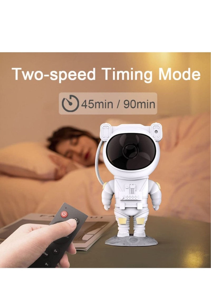 Star Projector Night Light with Timer, Remote Control and 360°Adjustable Design, Astronaut Nebula Galaxy Night Light Projector for Children Adults Baby Bedroom, Party Room and Game Room  - Image 3