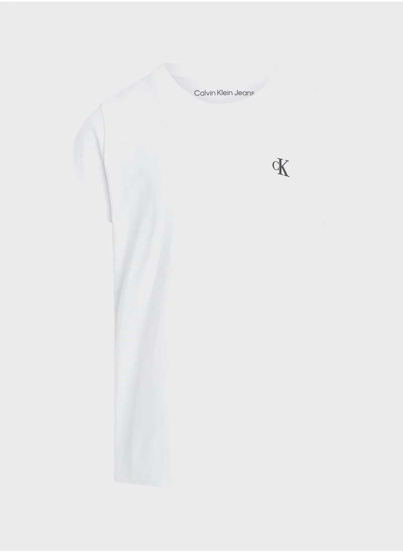 Calvin Klein Jeans Kids 2 Pack Monogram T-Shirt