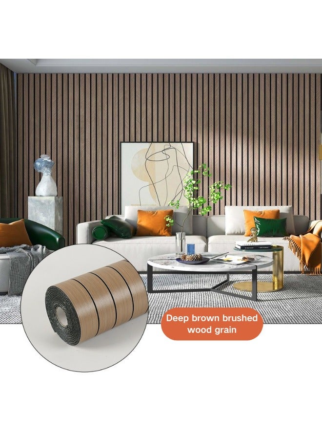 NiceArt 3D wood grain wallpaper foam wallpaper 1 roll self-adhesive waterproof thickened wallpaper wallpaper kitchen ceiling indoor moisture-proof soundproof wall panel 2.8mm X 40cm X 300cm - Image 1