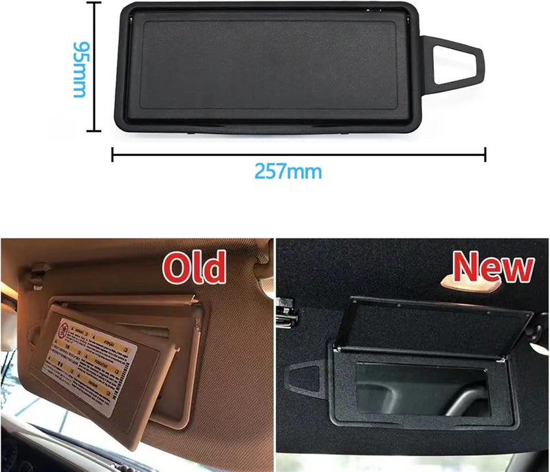 Wivplex W220 Car Sun Visor Mirror Cover for Benz S Class - Image 3