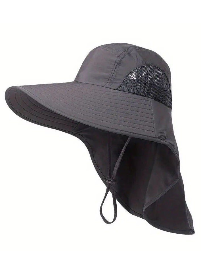 Goolsky Sun Hat for Men Women with Neck Flap,UPF 50+ UV Protective Hiking Fishing Hats,Wide Brim Sun Hat for Women&Men - Image 3