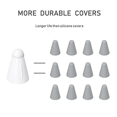 YINVA Cover for Apple Pencil Tip, Noise Reduction Silicone Nib Cap Accessories for Apple Pencil 2nd Generation Tips and 1st Gen Suitable Paper-Like Screen Protector(6 PCS,6 Colors) - Image 4