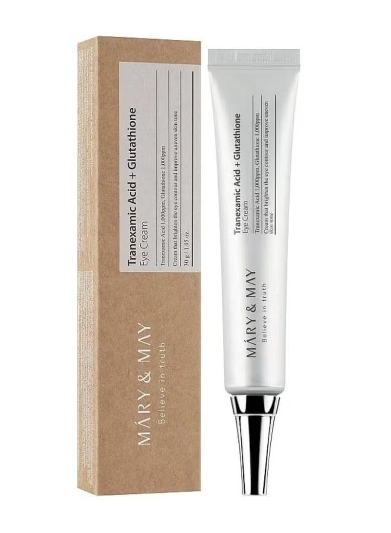 Mary & May  كريم العيون ماري وماي بحمض الترانكساميك والجلوثاثيون 30 جرام