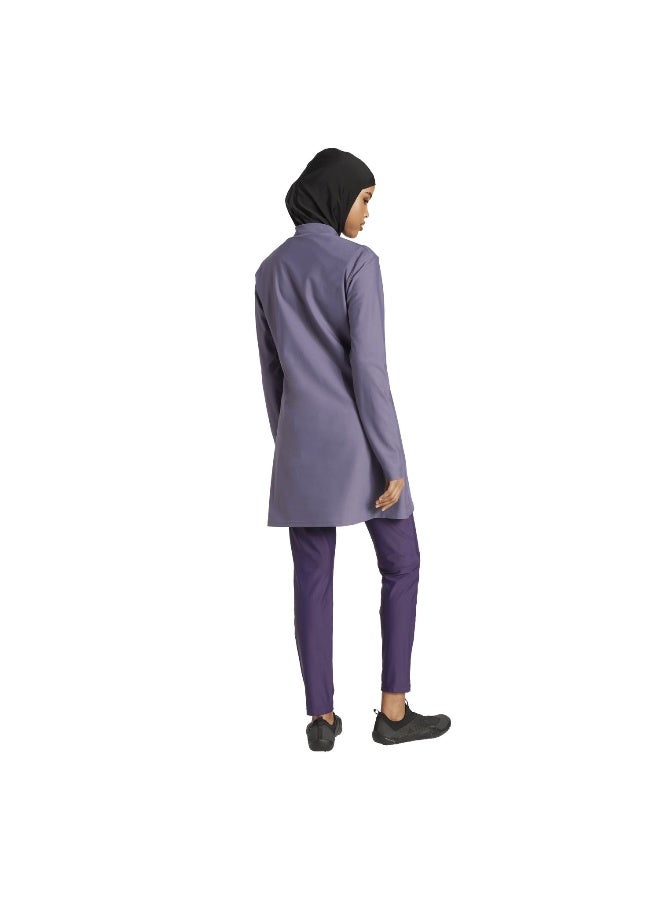 Adidas Fcw Ls Set Purple Swim Suits For Women 26" - Image 5