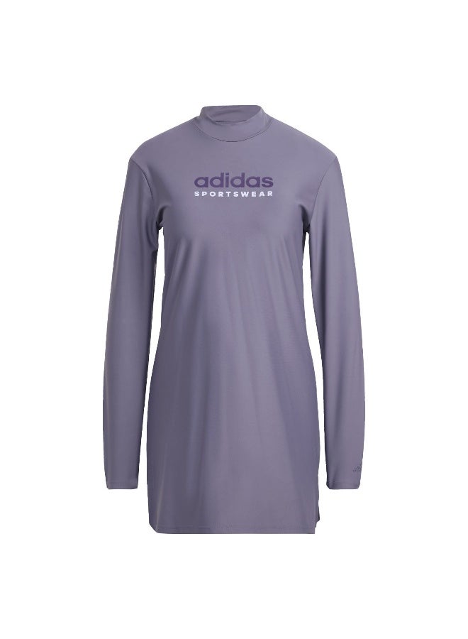 Adidas Fcw Ls Set Purple Swim Suits For Women 26" - Image 1
