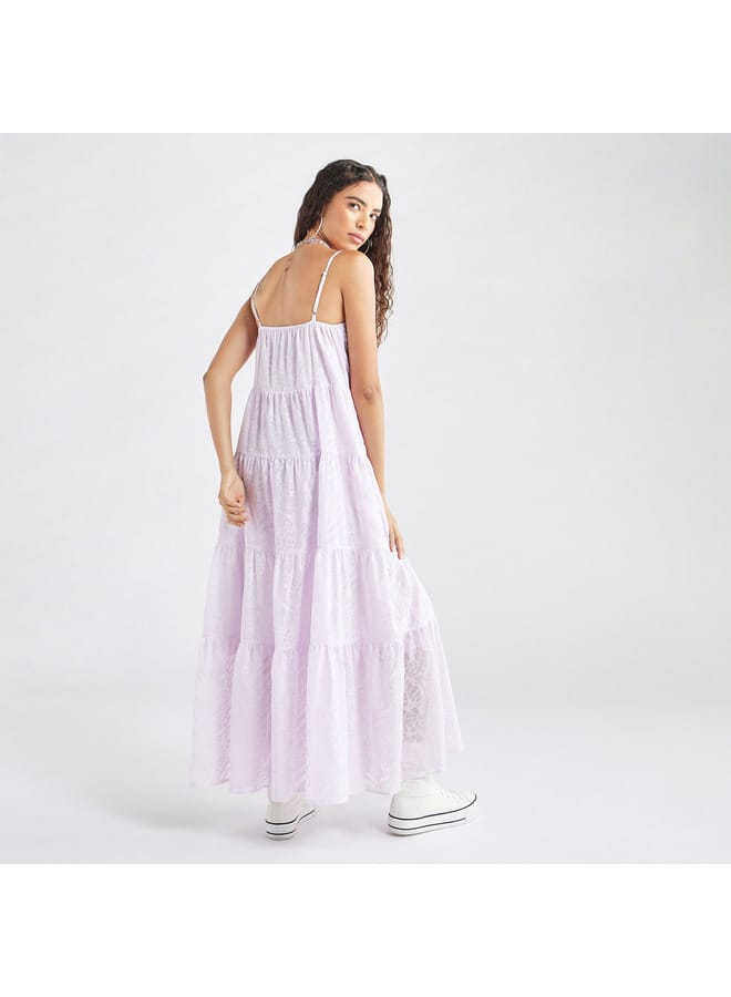 Splash FAV Tiered Cotton Dress - Image 3