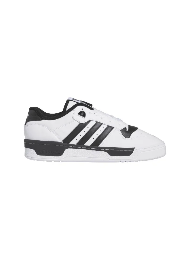 Adidas Adidas Rivalry Low White Basketball Shoes For Men 3